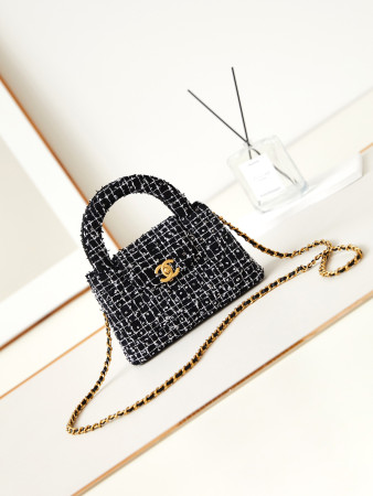 Ch*el 23k kelly 19x13x7cm