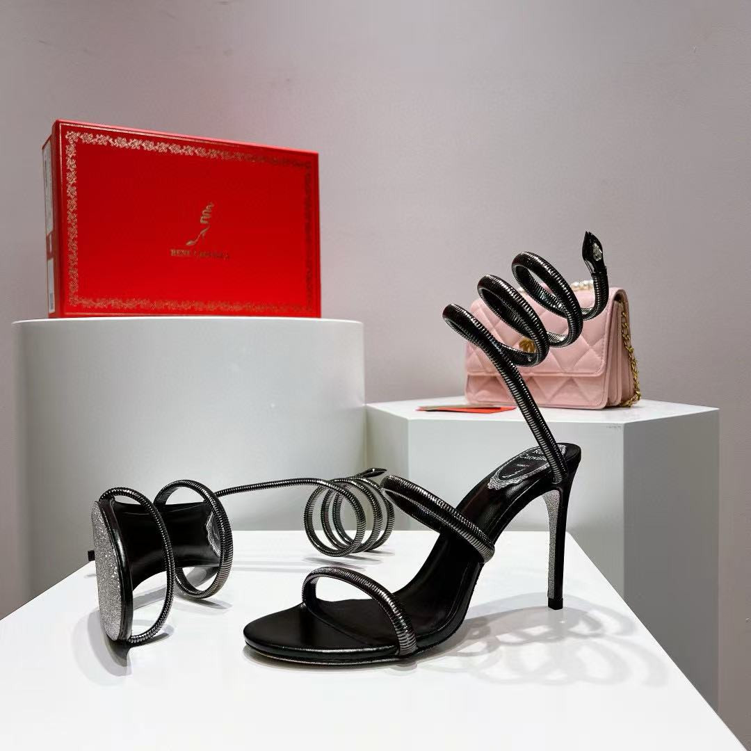 UA RENÉ CAOVILLA Cleo Pumps Sandals 95mm