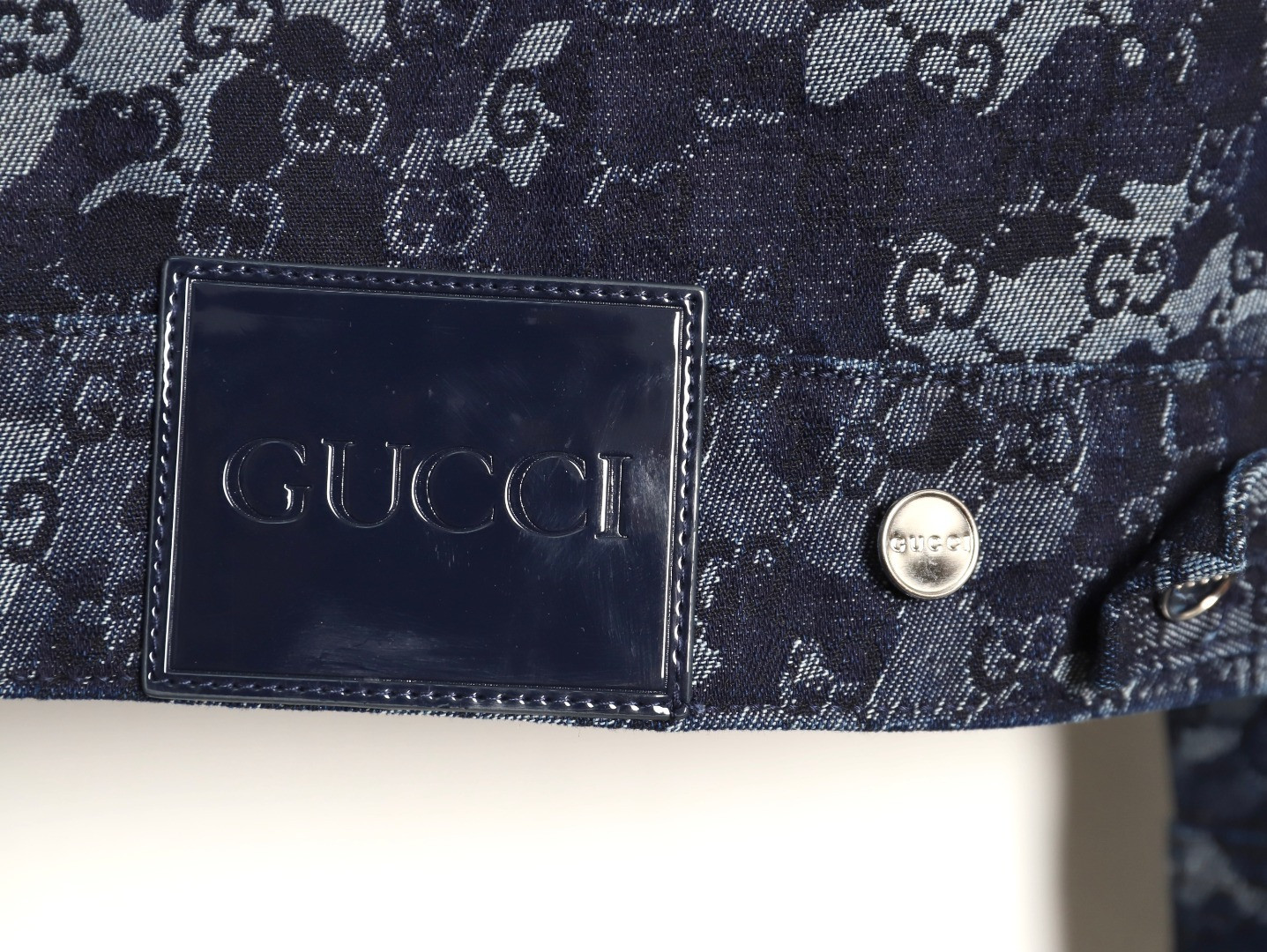 G*u*i guc denim coats suit