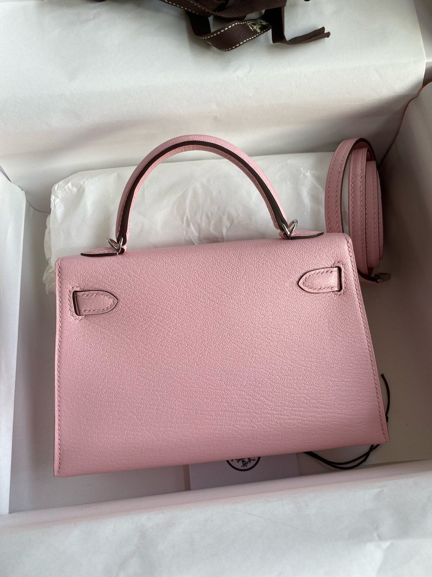 H**me5 mini kelly chèvre 19 19×6×12cm (20 days for customization)