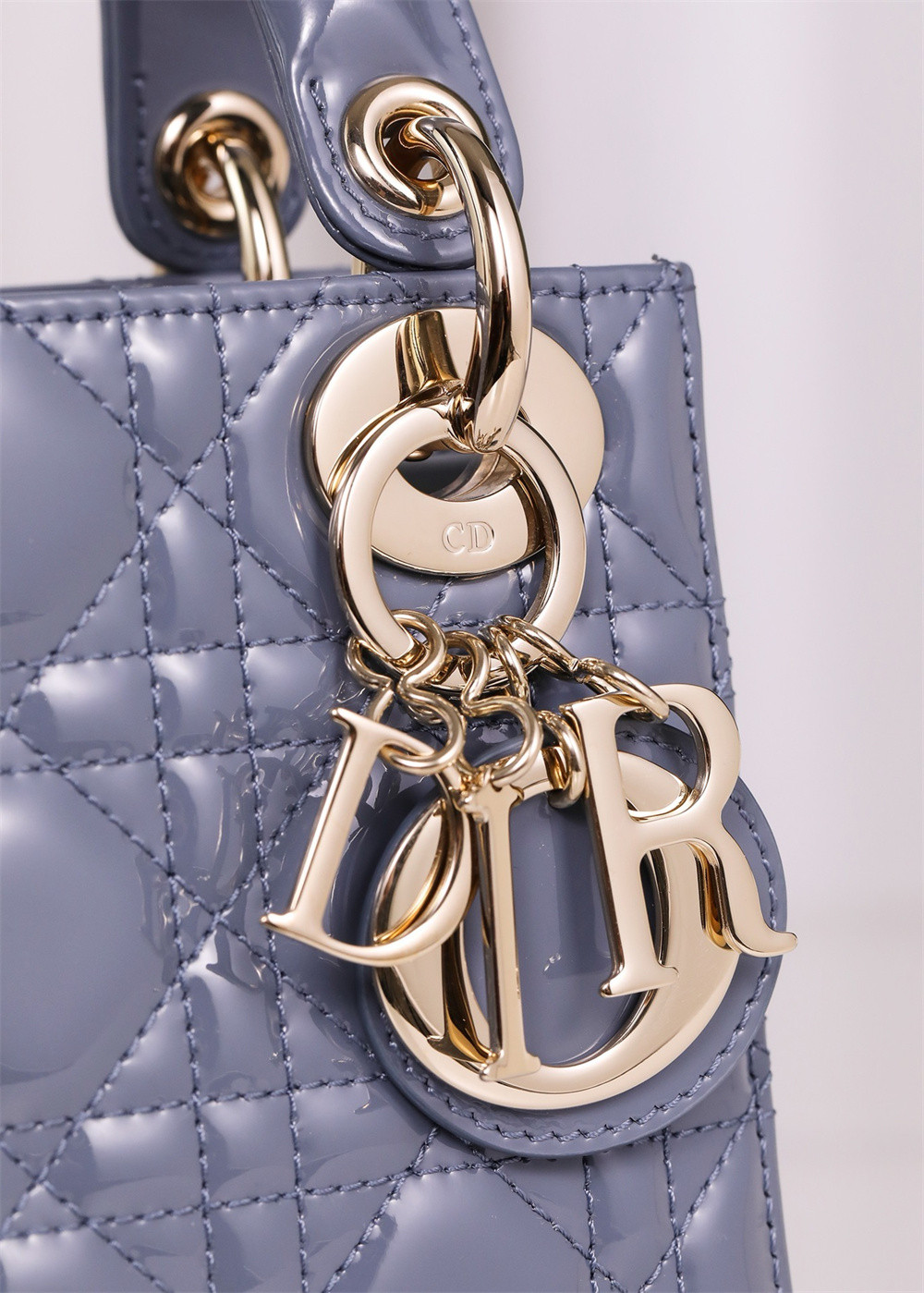 mini lady D*or bag 6.5 x 6 x 3 inches