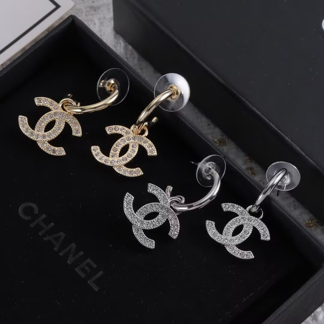 Ch*el earrings