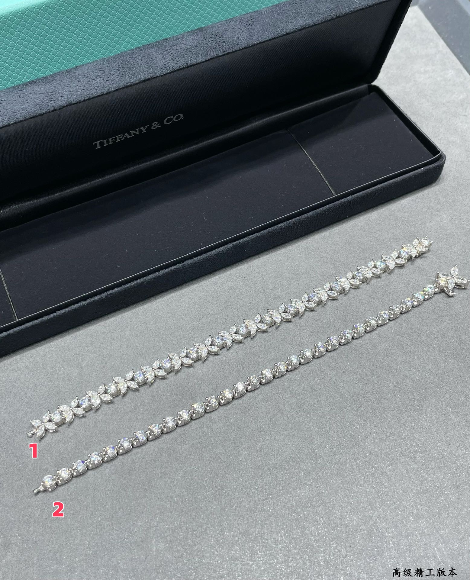 t*f*ny & co. soleste marquise Di*m*nd full bracelet ag925