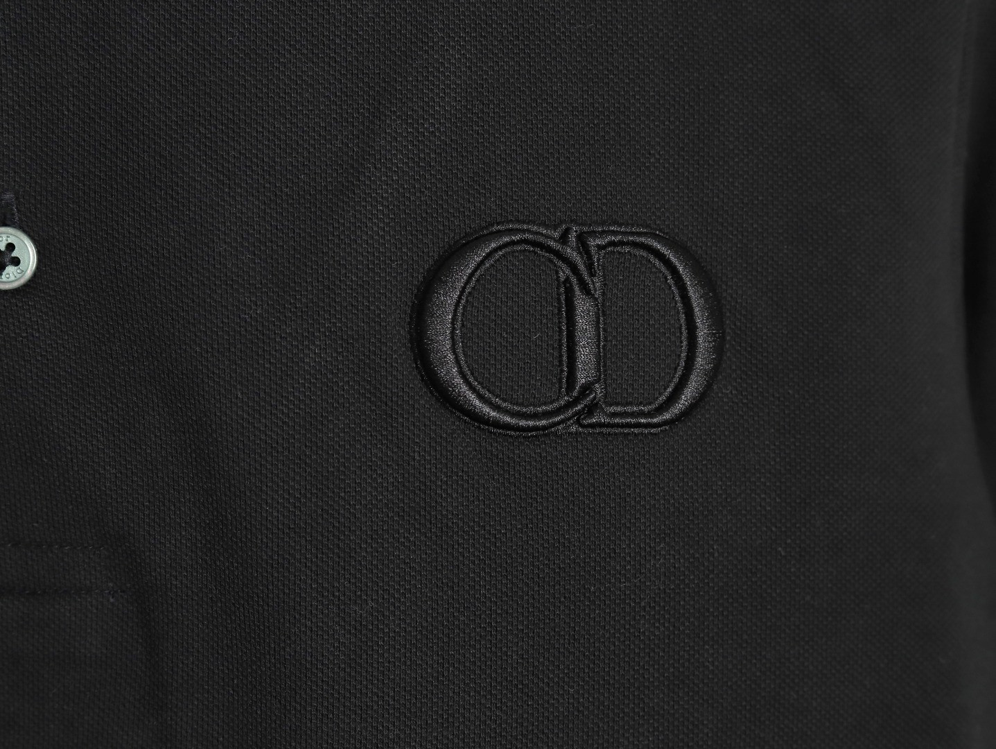 D*or 22ss short-sleeved polo shirt