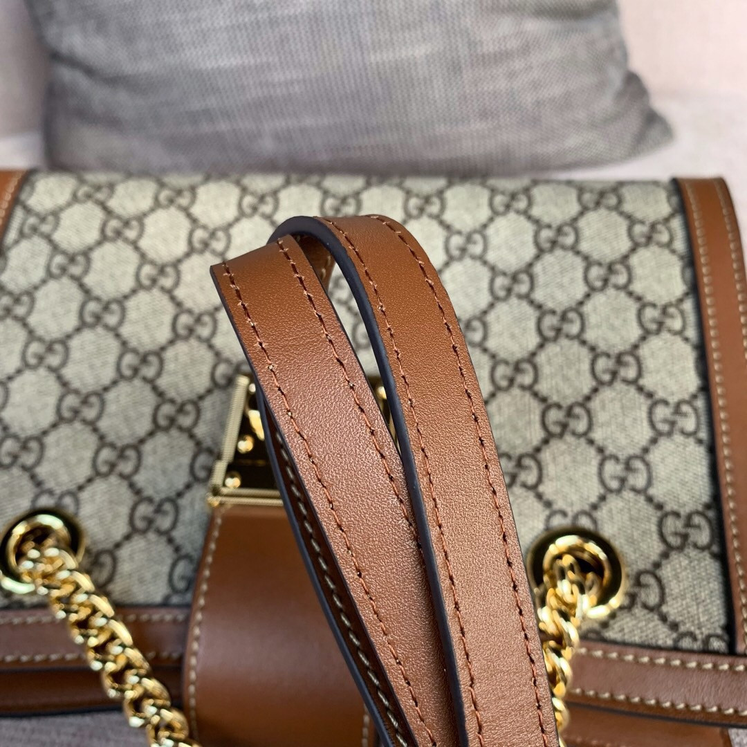 G*u*i padlock small tote 26cm