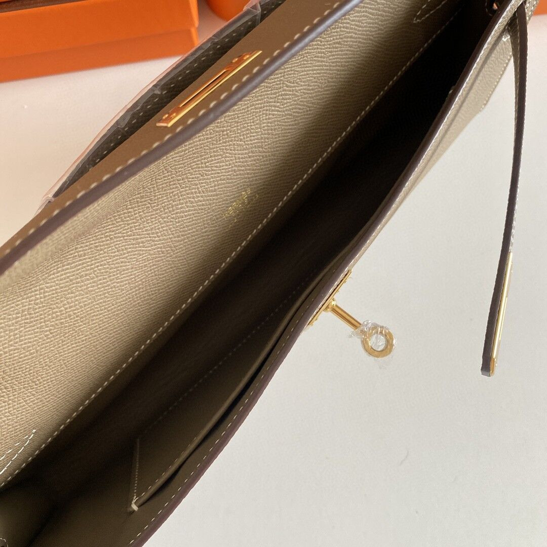H**mes kelly cut 31cm epsom leather
