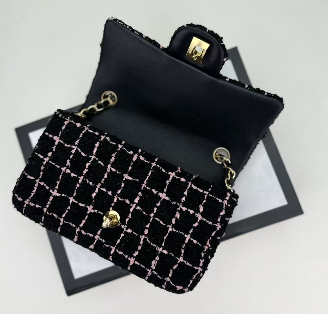 Ch*el mini classic 11.12 handbag 20 12 × 20 × 6 cm