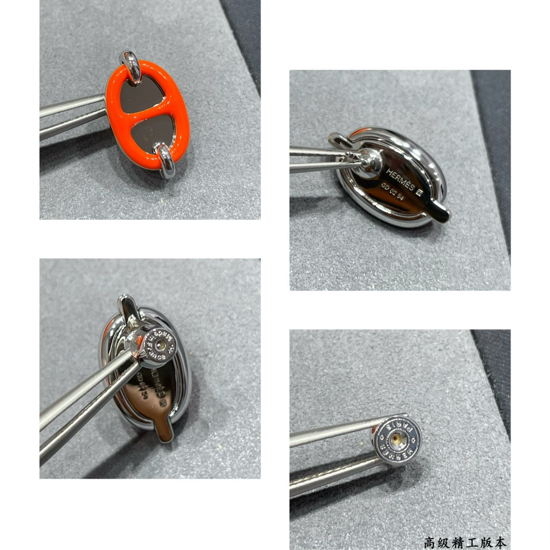 H**me5 mini maillon earrings