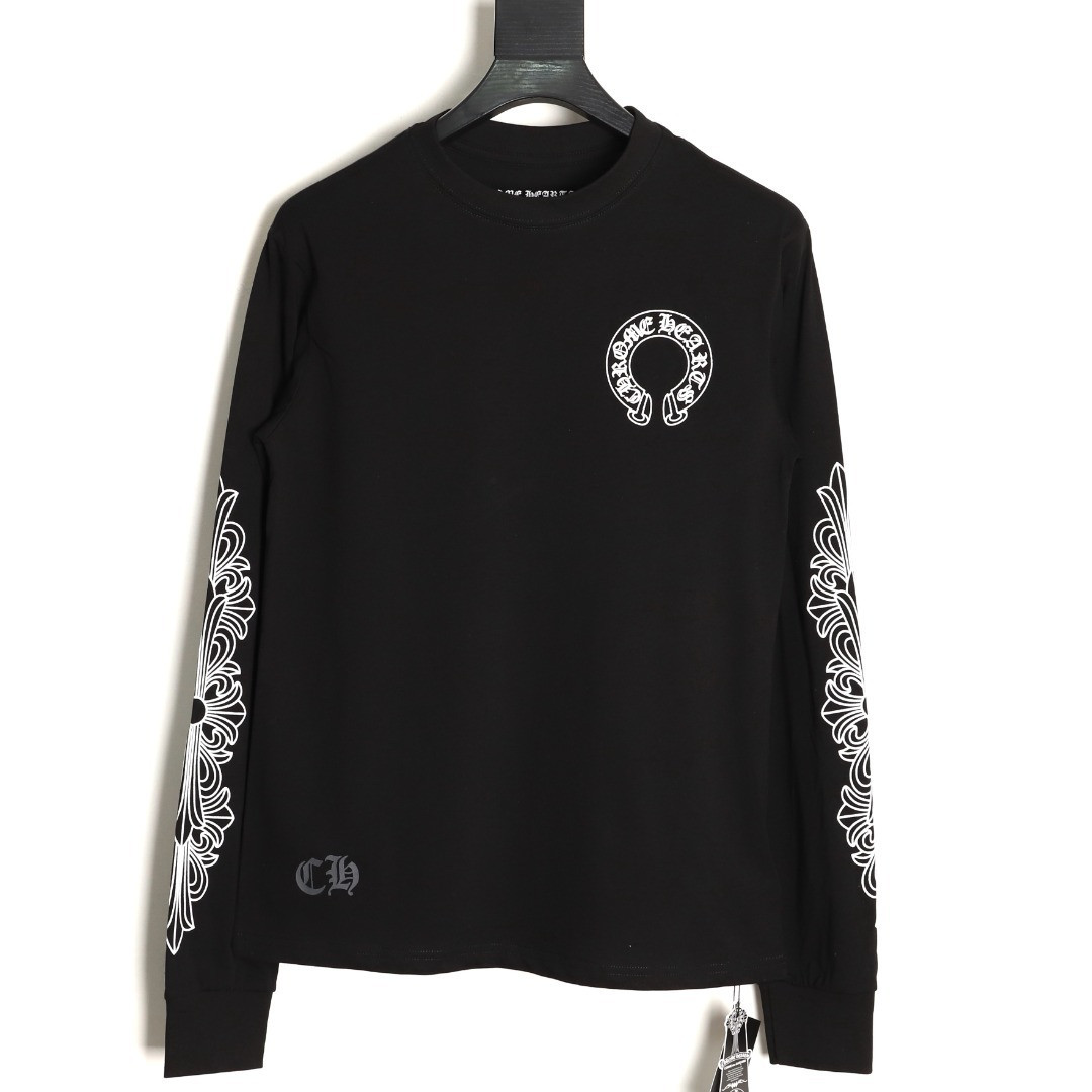 Ch**me He**ts 25fw long-sleeved t-shirt