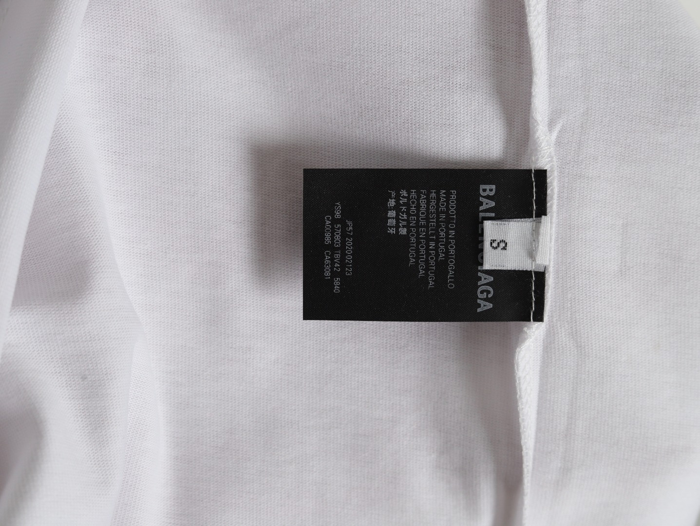 Ba*len*cia*ga short-sleeved t-shirt