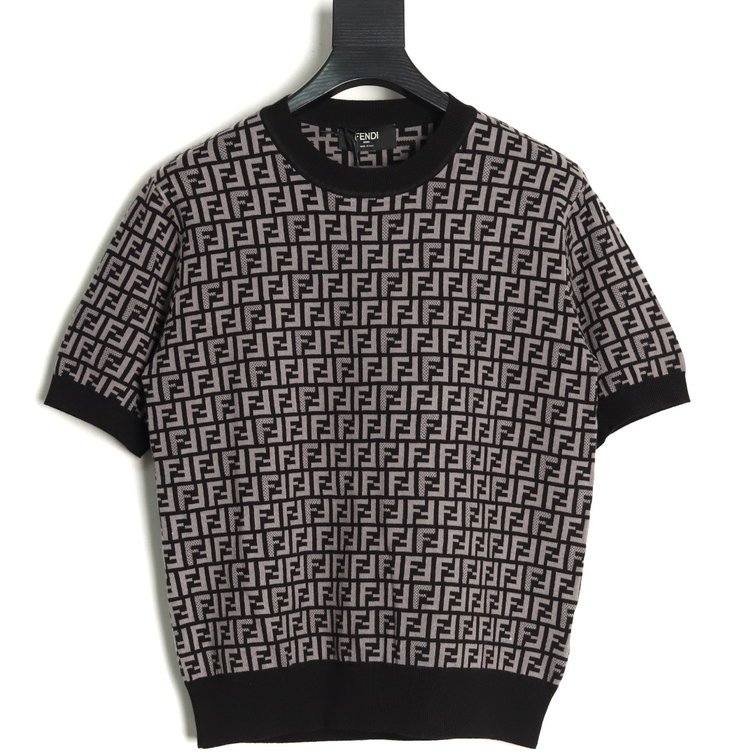 F**di fd knitting short-sleeved