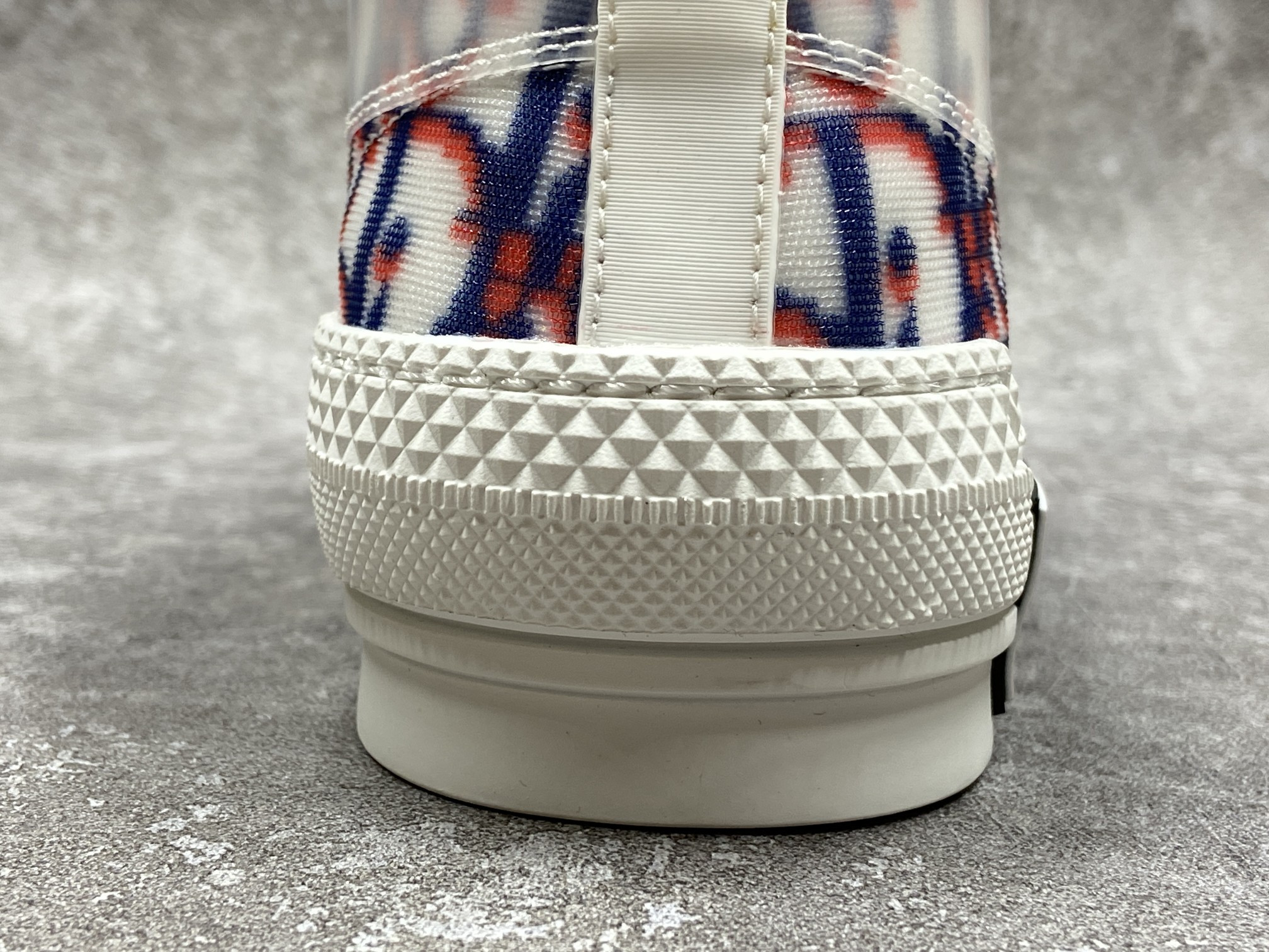 D*or b23 low top red blue oblique