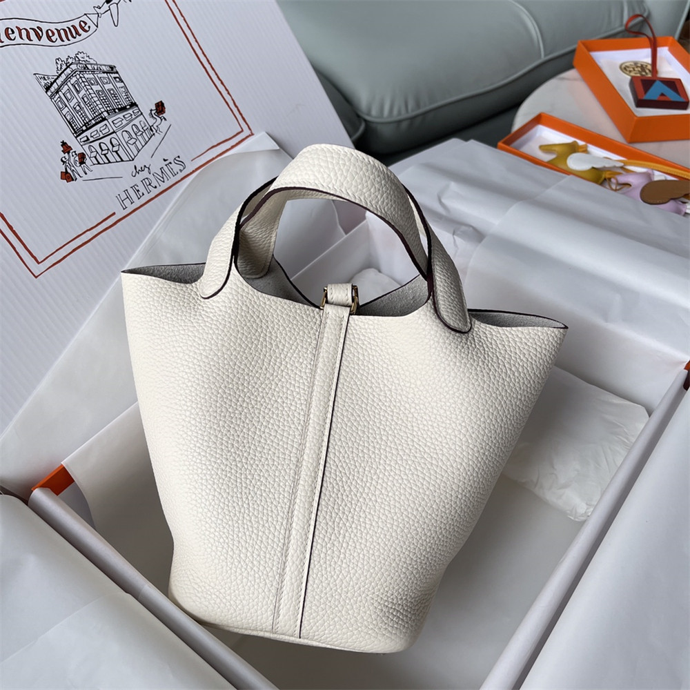 H**me5 picotin 18cm milky white without original box