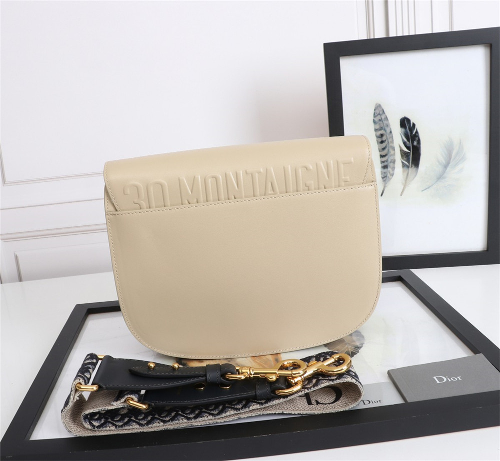 large D*or bobby bag beige box calfskin