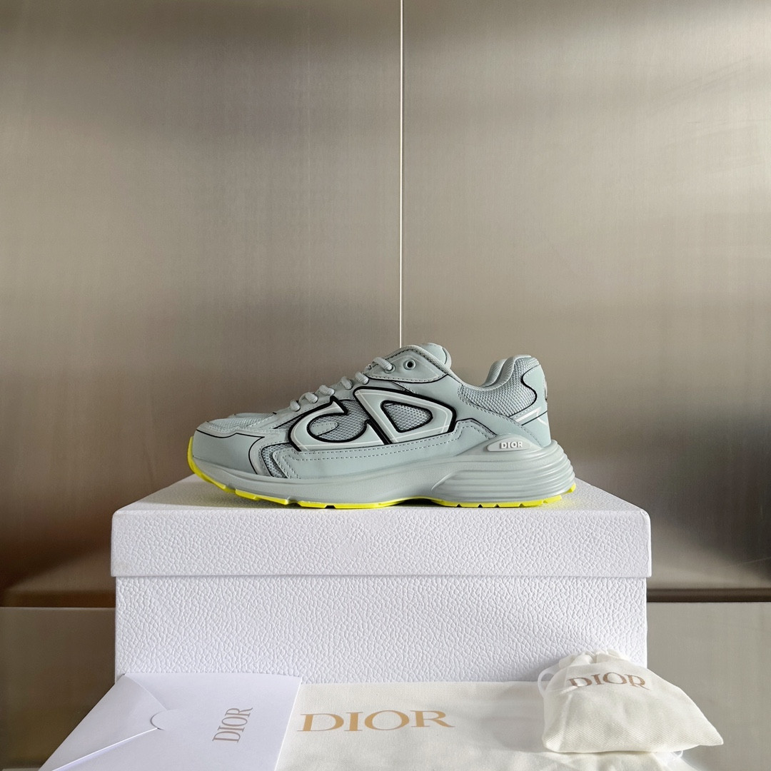 ua D*or b30 sneaker blue mesh and technical fabric