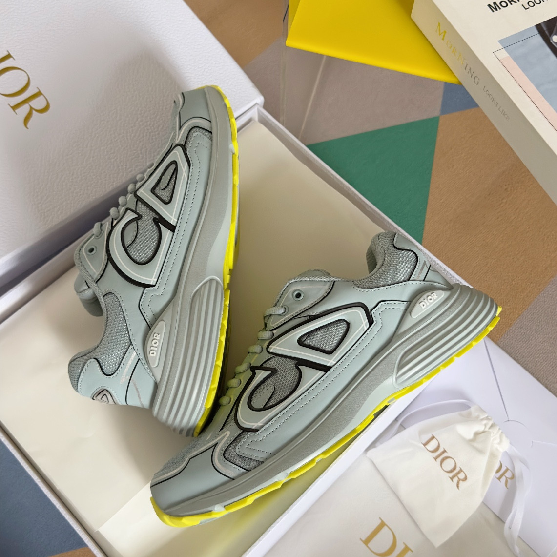 ua D*or b30 sneaker blue mesh and technical fabric