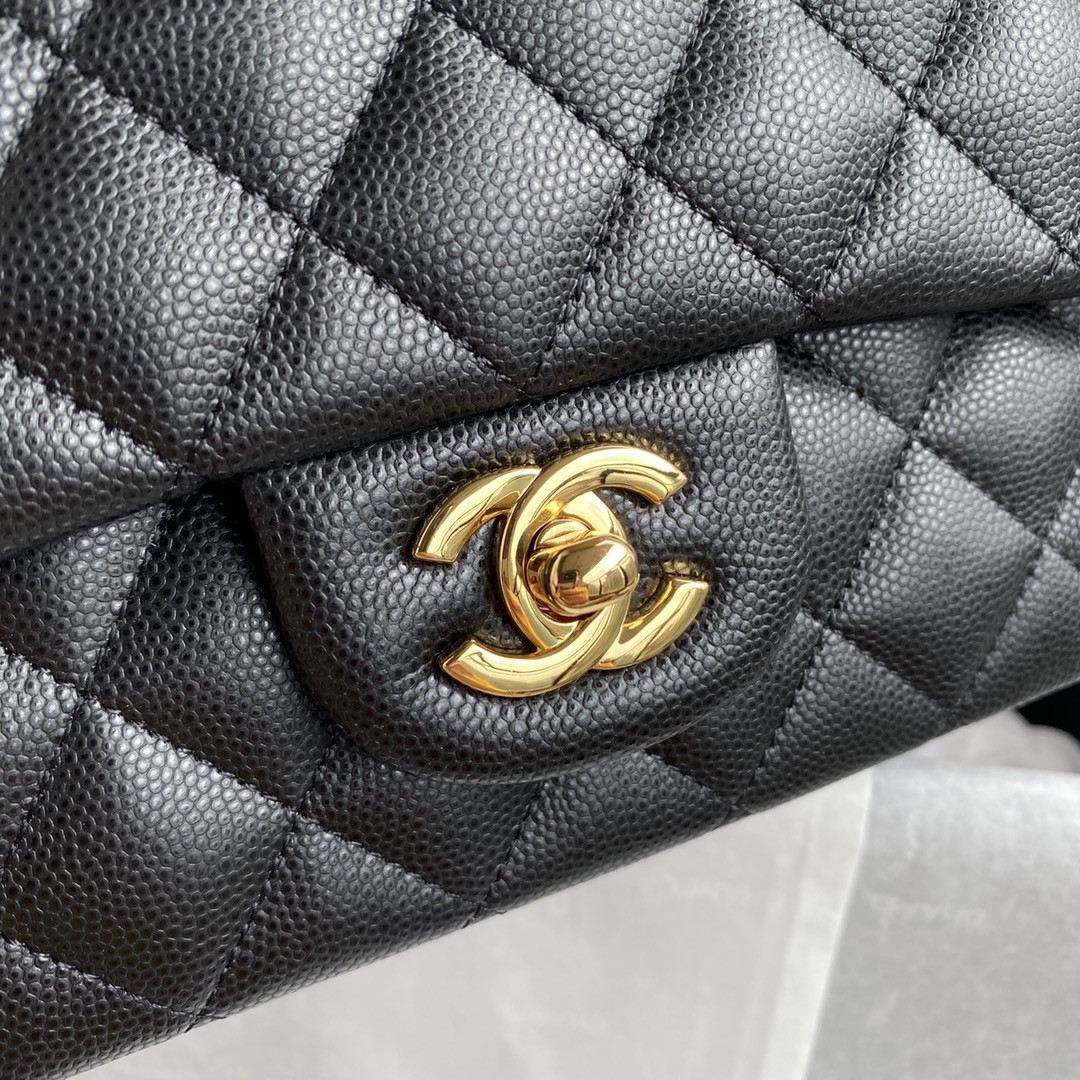 Ch*el classic flap bag 15.5×25.5×6.5cm