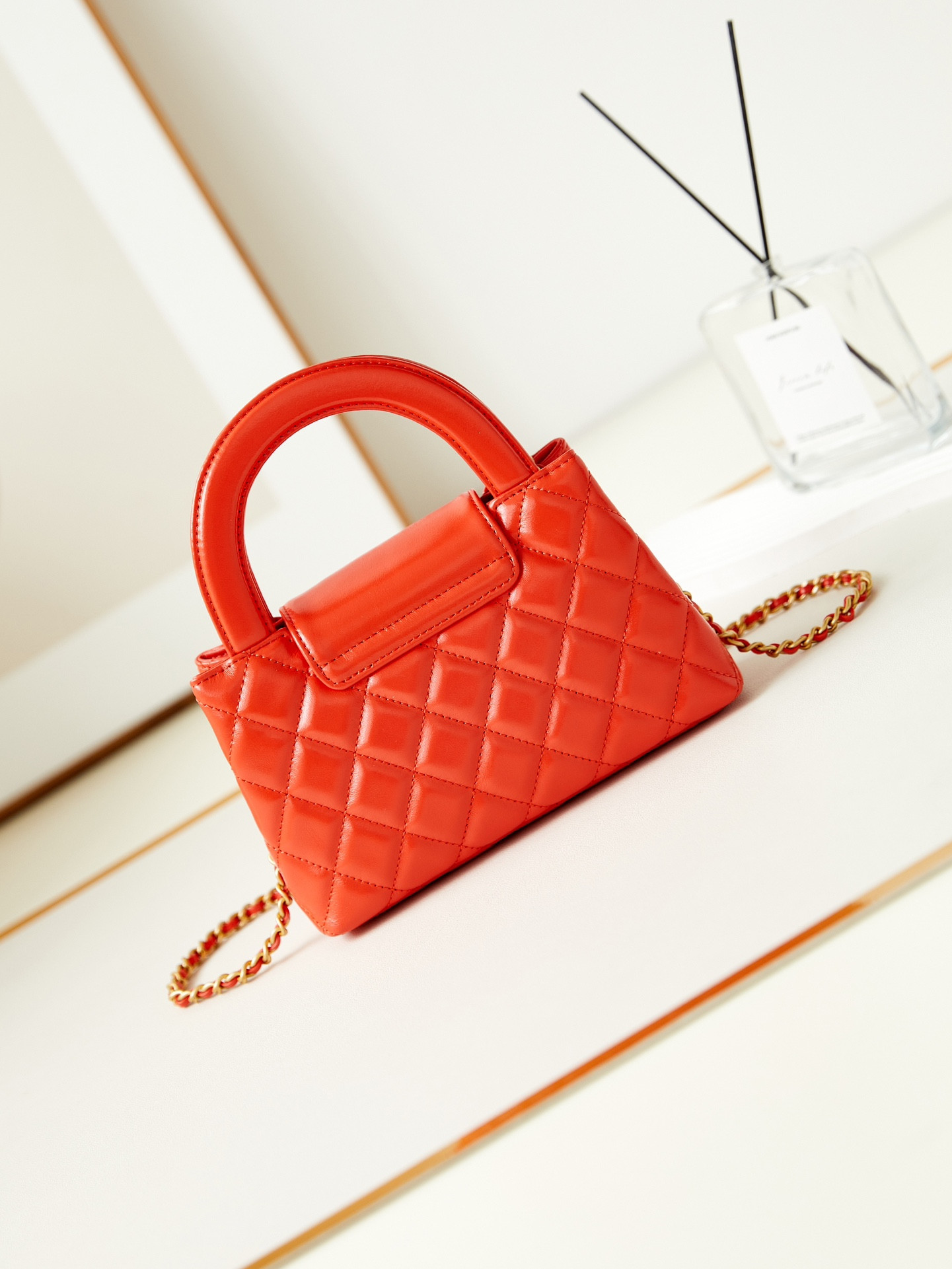 Ch*el 23k kelly 19x13x7cm
