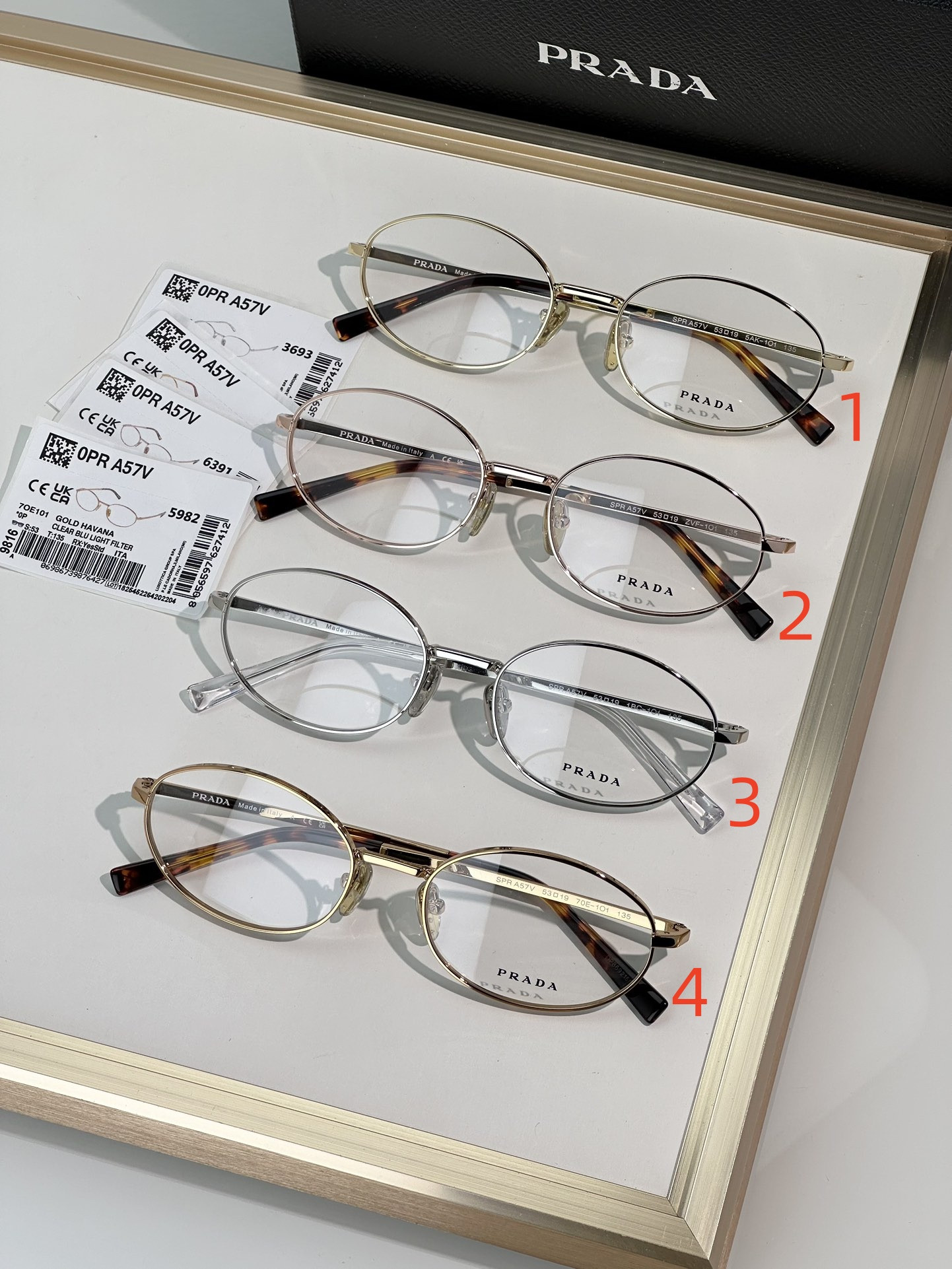 Pra*a glasses spra59s 59-19-125