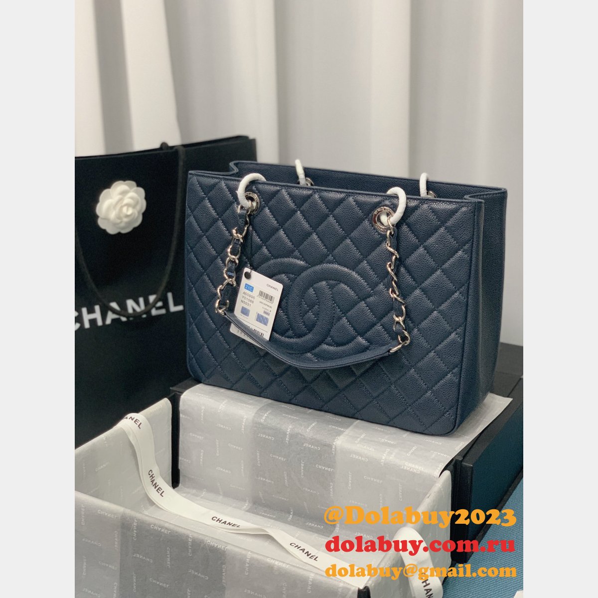 Best classic CC 50995 shopping bag CAVIAR leather