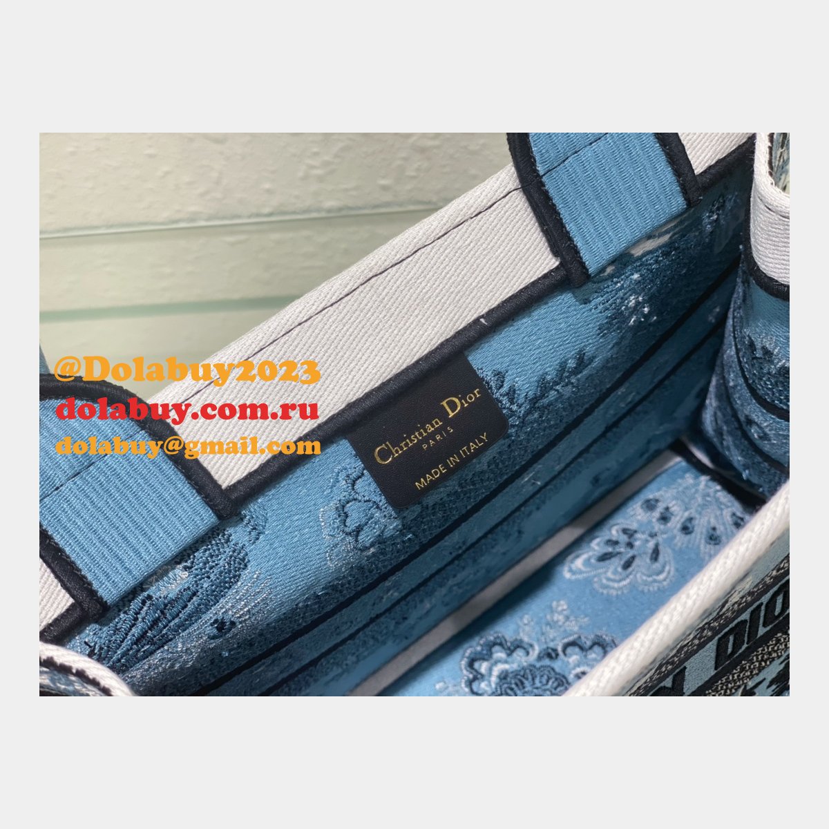 We Offer 1:1 Perfect Quality Designer Replica Dior CD Book Tote Wholesale