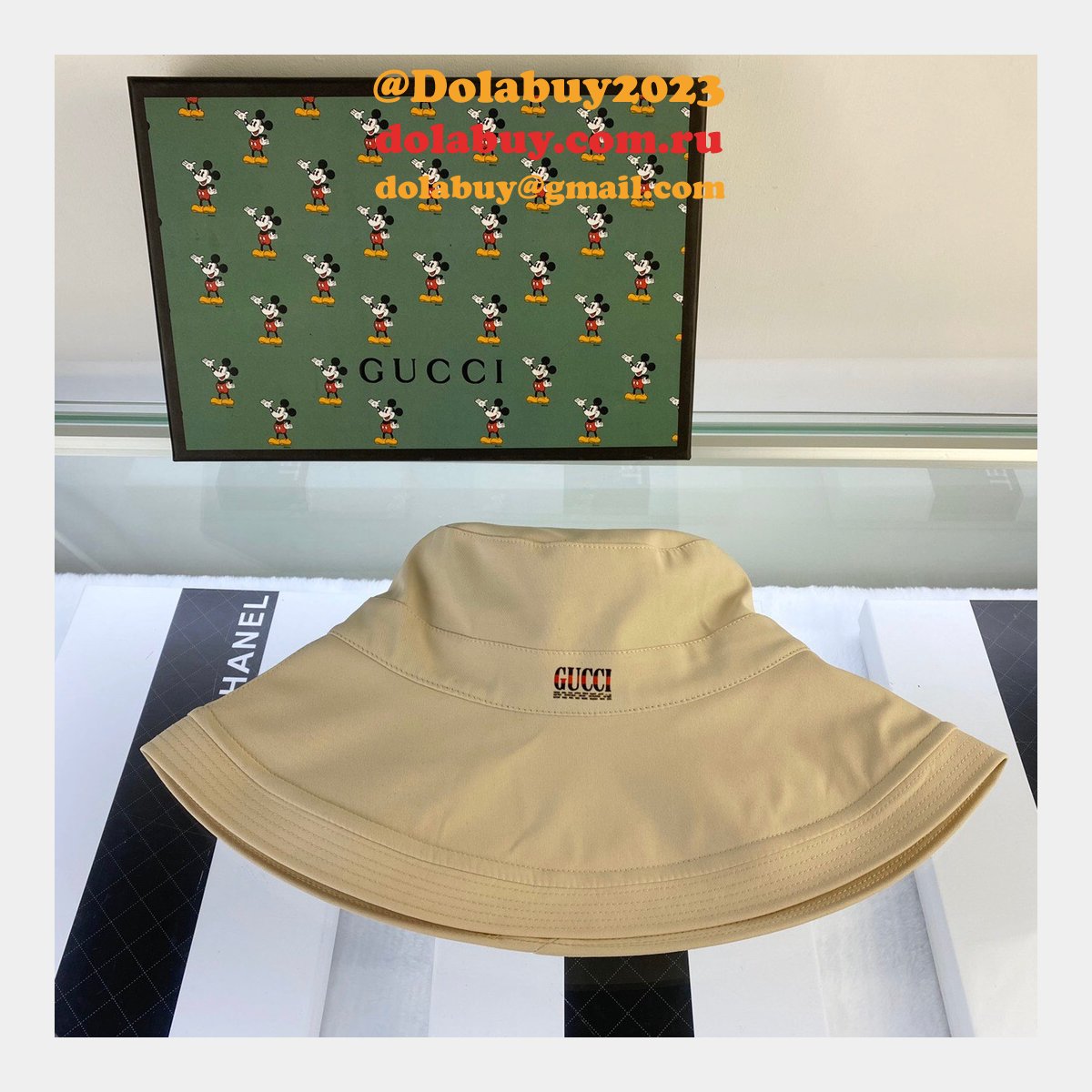 Luxury Gucci Foldable Simple fisherman hat