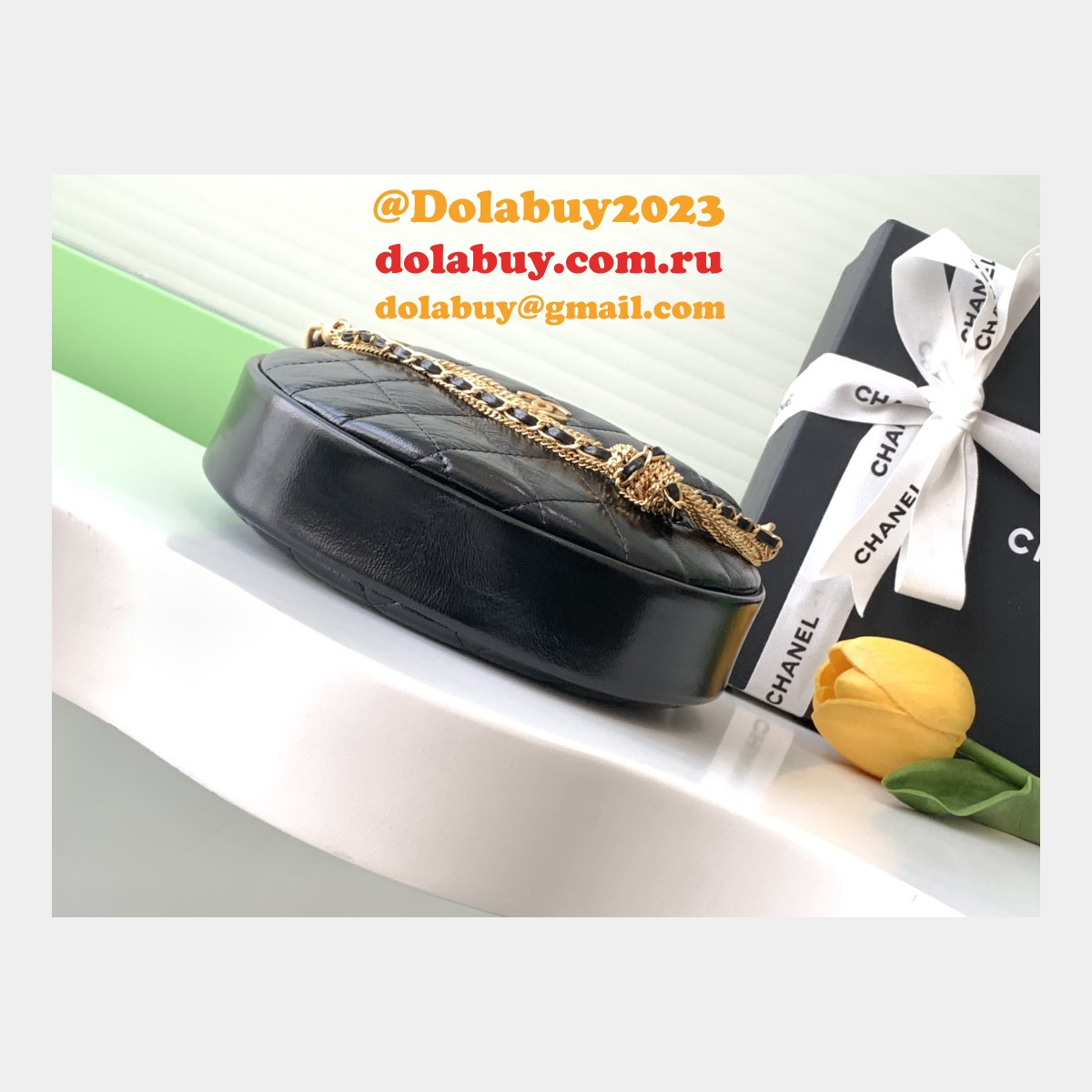 Copy Best AP4058 Shiny Pouch 1:1 Mirror Bag