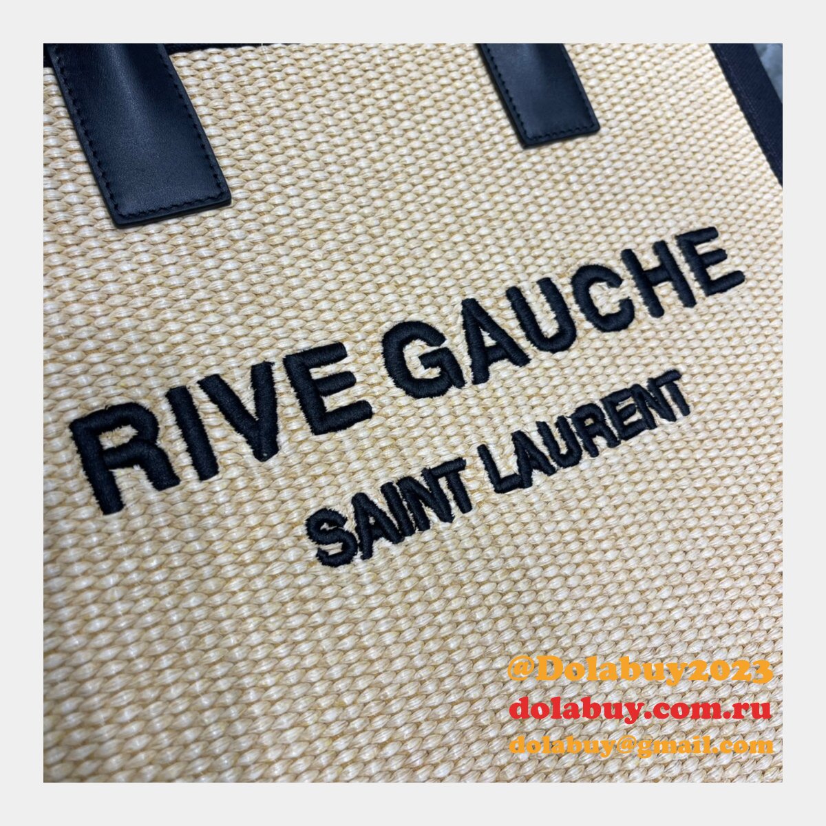High Quality Saint Laurent Tote Replicas 631682 Rive Gauche Shopping Bag