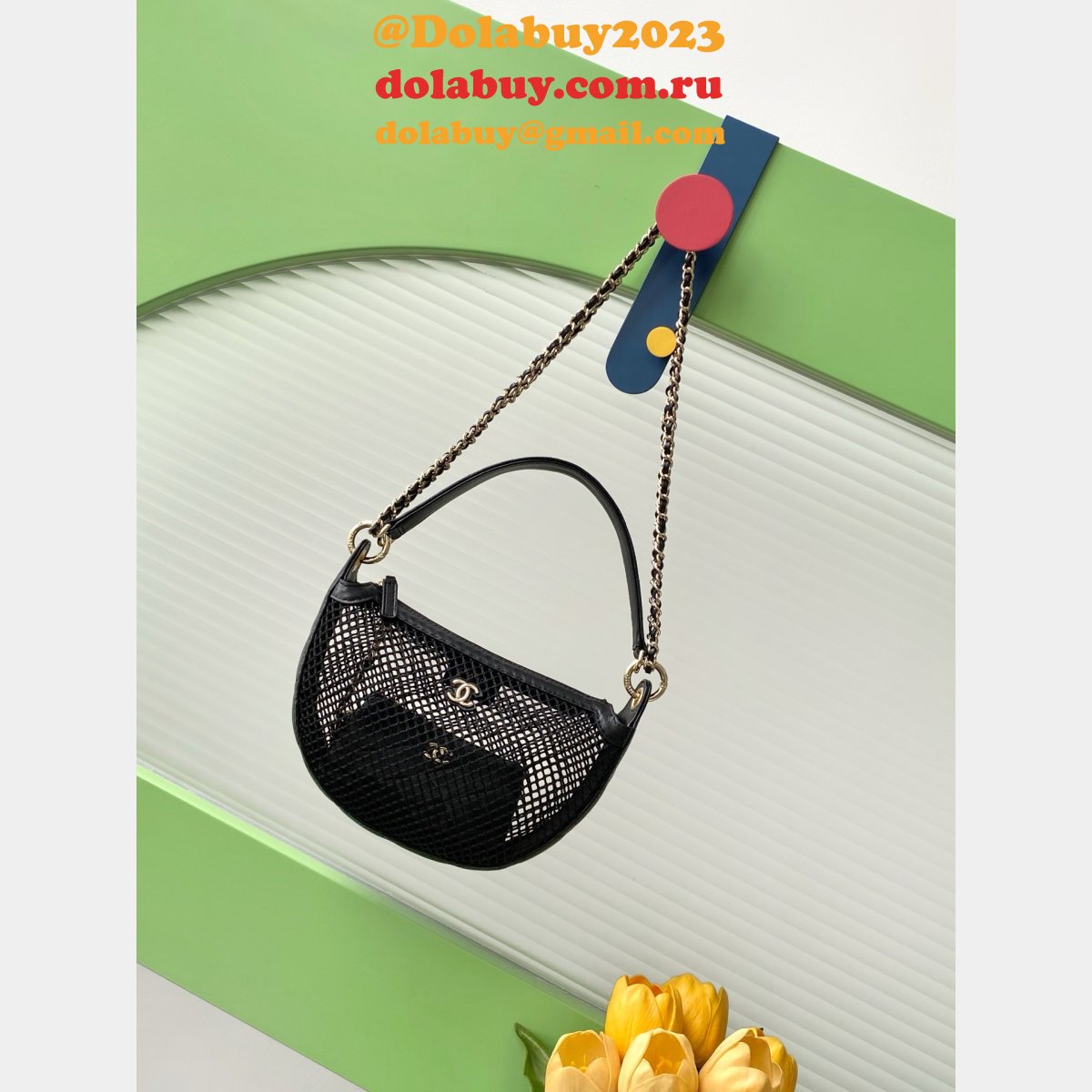 Top Quality Clutch With Chain AP4573 Duplicate Mesh 1:1 Bag