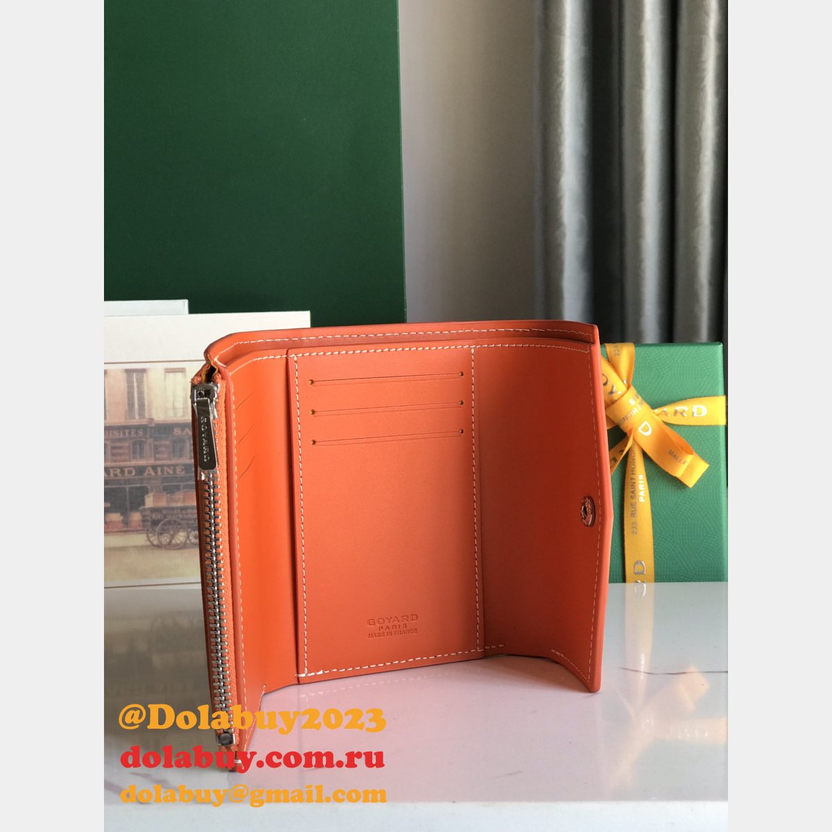 Top Quality Goyardine Saint-Gabriel wallet