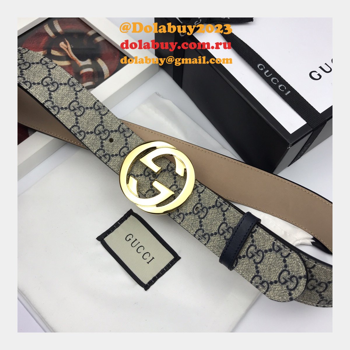 G*u*i belt with double g buckle 38mm cheap