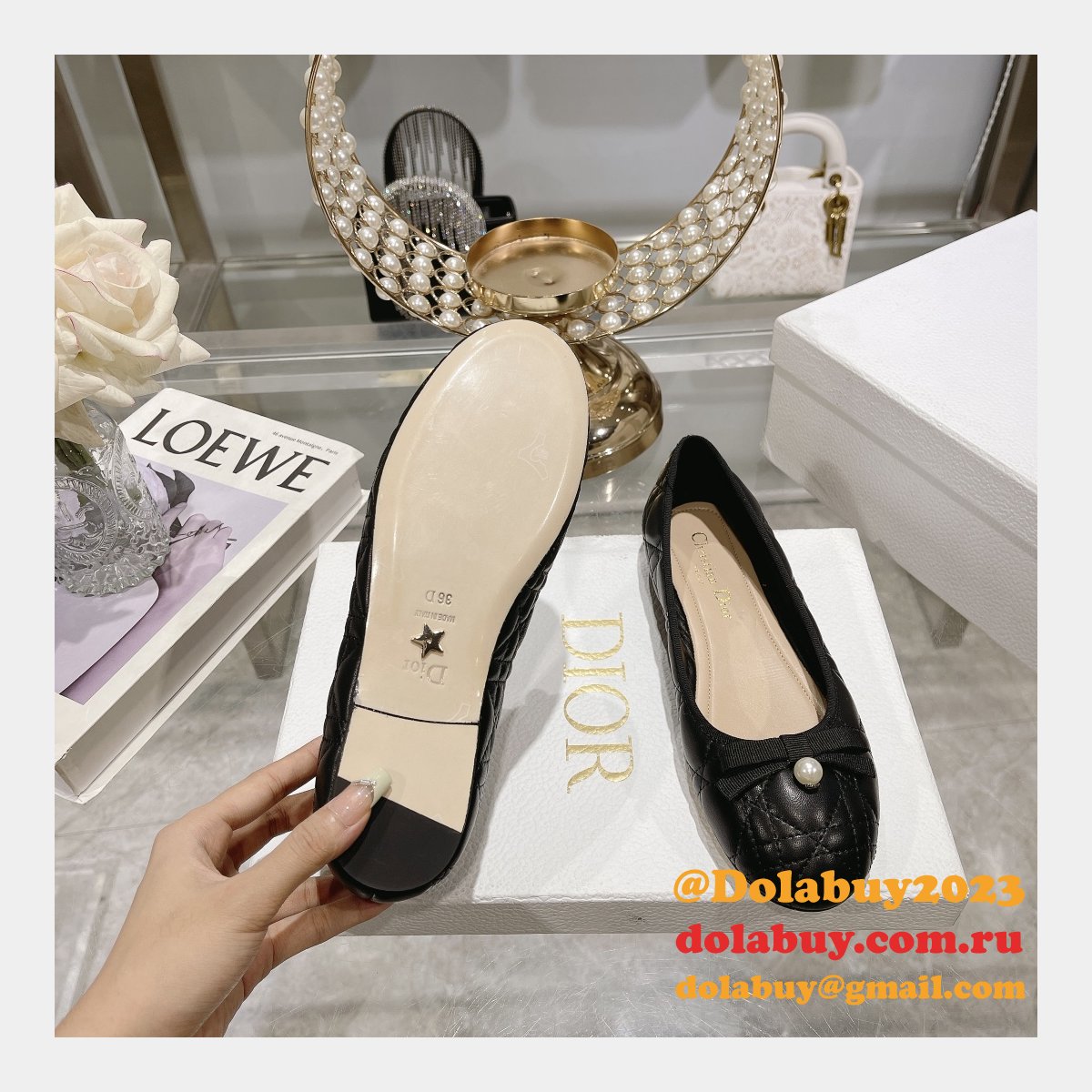 Top Quality Wholesale DIOR ballet flats