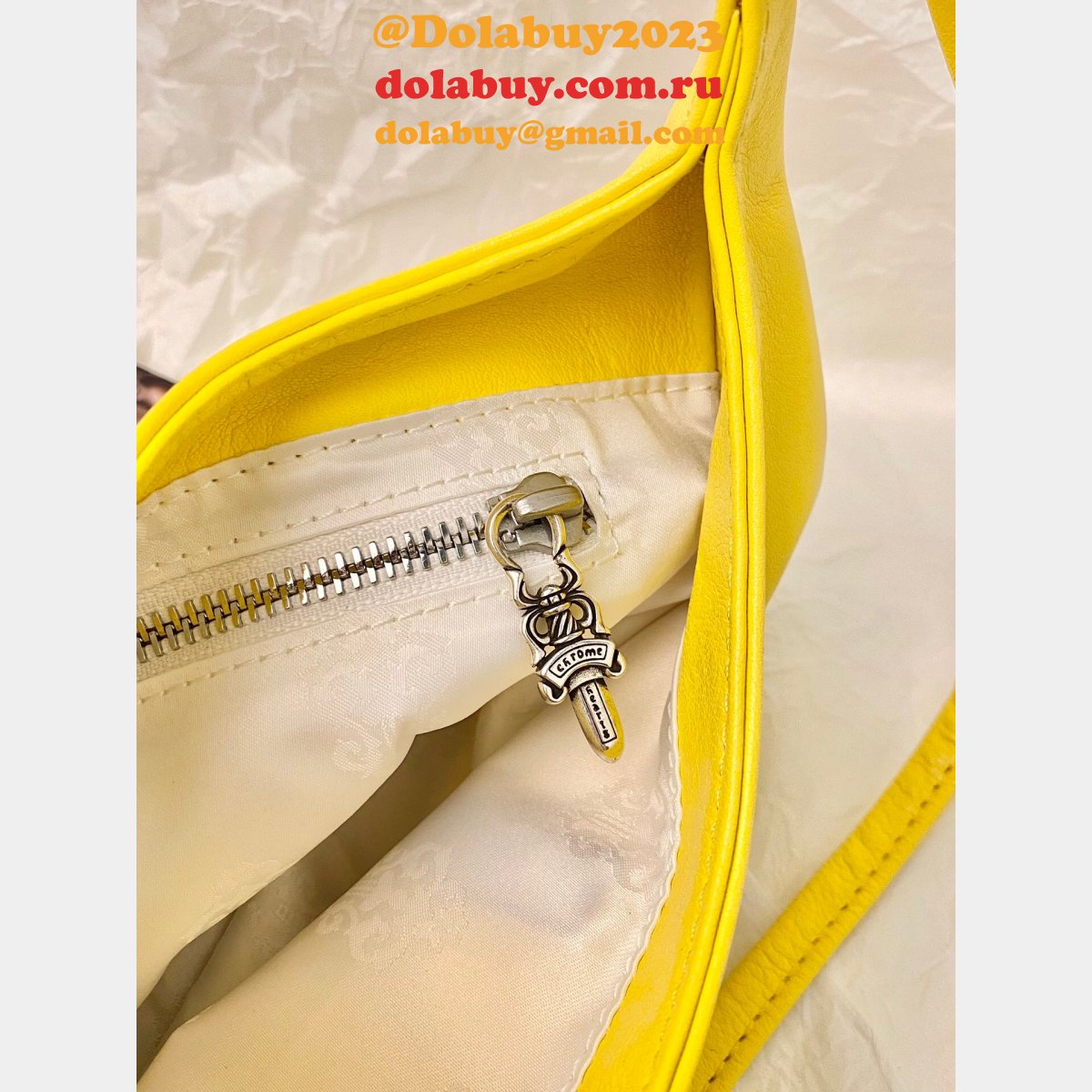 Designer Chrome Hearts Replica Cheap Viv Silver Hardware Bags