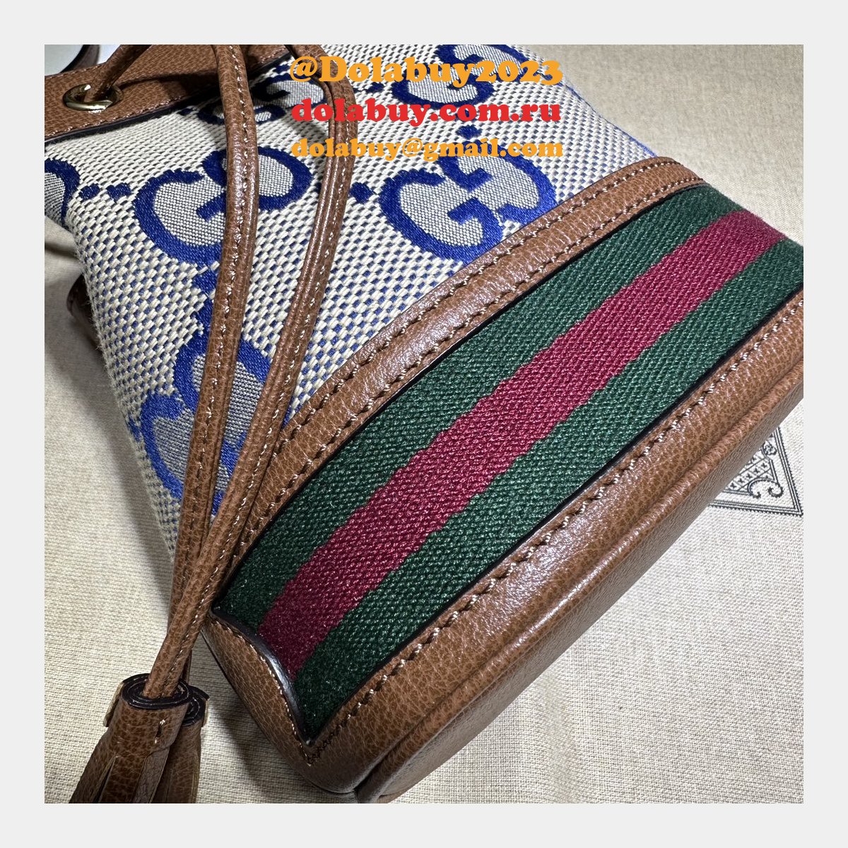 ophidia G*u*i replica bucket gg supreme 550620 knockoff bag