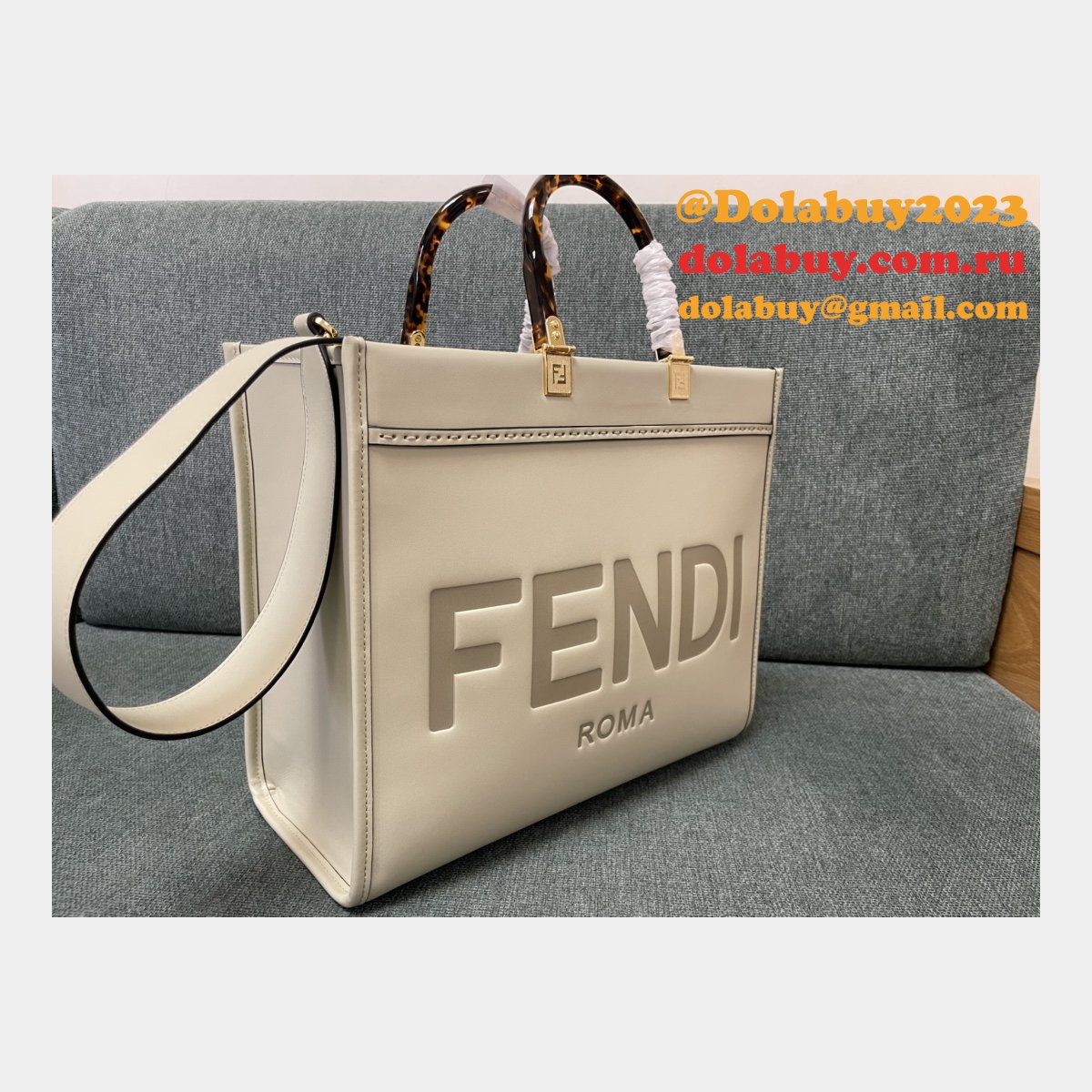 Best Knockoff FENDI TOTE Sunshine SMALL HANDBAG