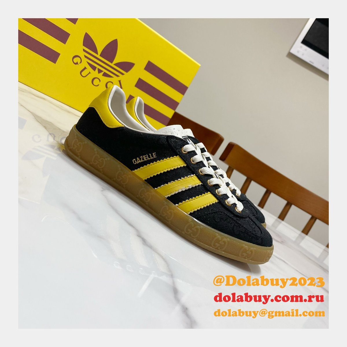 replicas best fake G*u*i shamrock joint skate men/women shoes