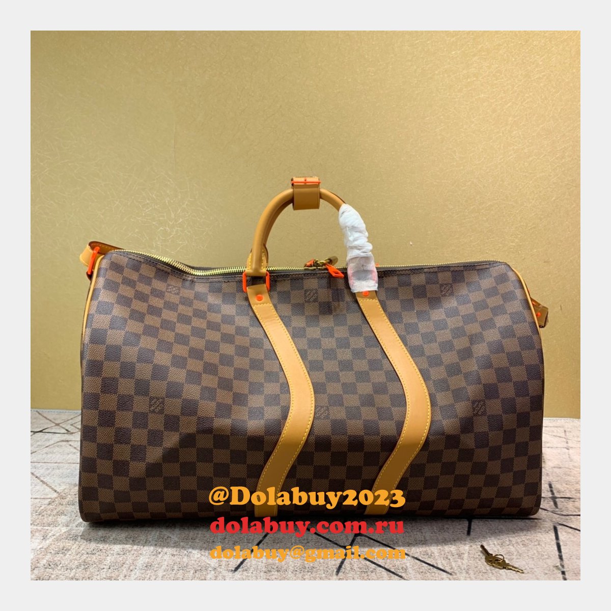 Cheap Louis Vuitton Monogram Canvas Keepall Bandouliere 50