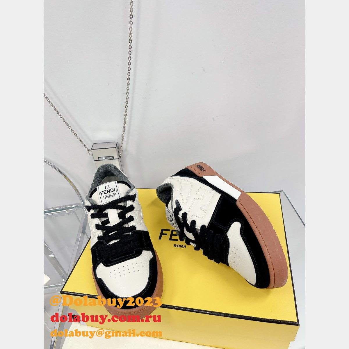 Best Quality Replica Fendi Match TUP F Logo Shoes and Sneaker