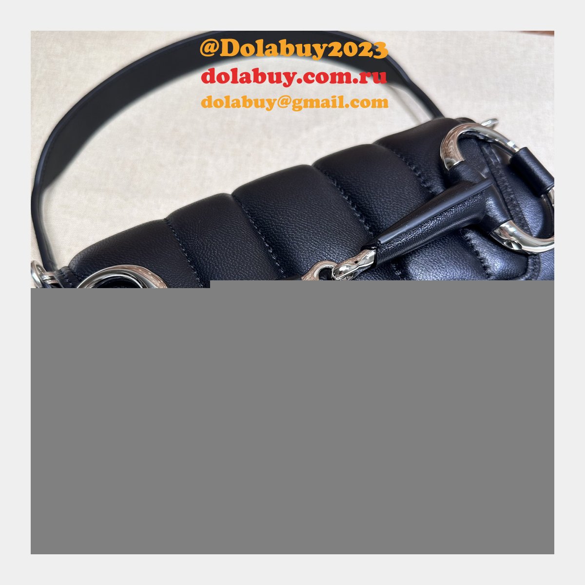 Gucci Designer 764339 Horsebit Chain Knockoff Shoulder Bag