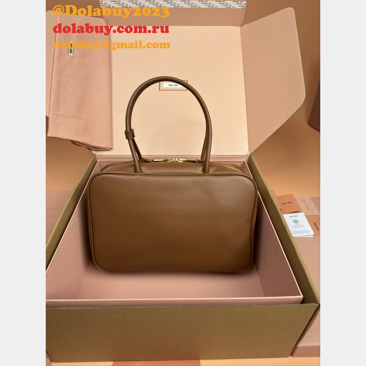 Designer MIU MIU Beau Shoulder Bag 5BB117