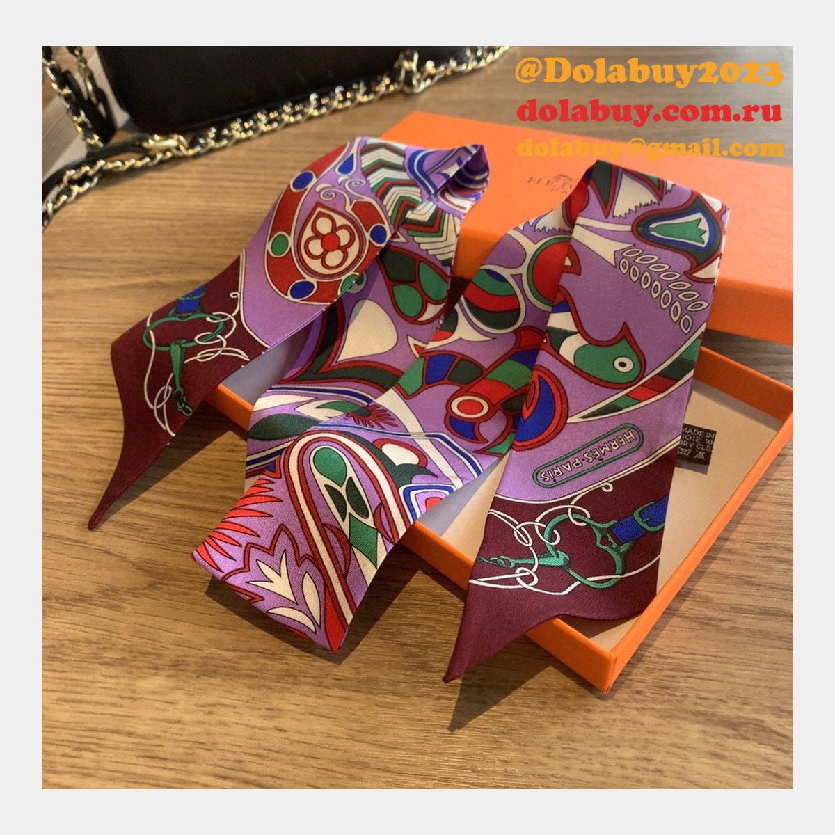 Hermes Top Quality H Twill silk scarf