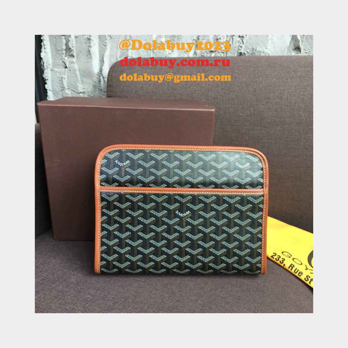 Top Quality Goyard Multi-Color Cosmetic toiletry bag