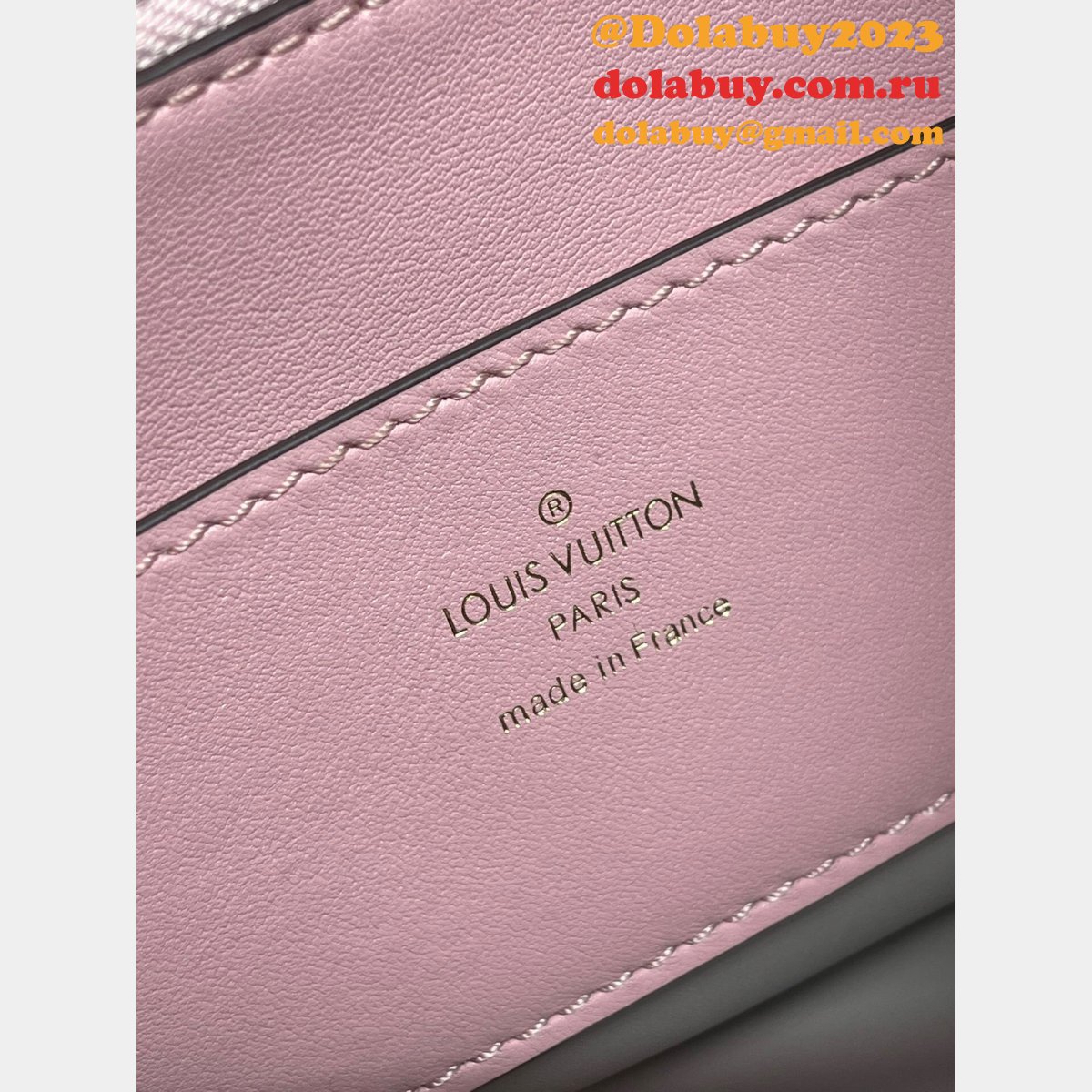 Louis Vuitton Replica Pont 9 Luxury M55948 Pink Leather