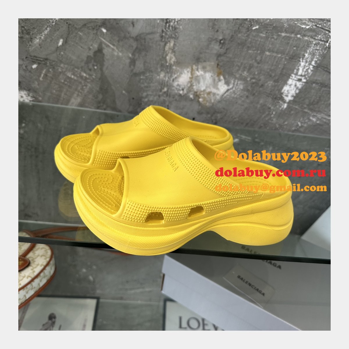 UA quality Balenciaga Slippers Perfect shoes