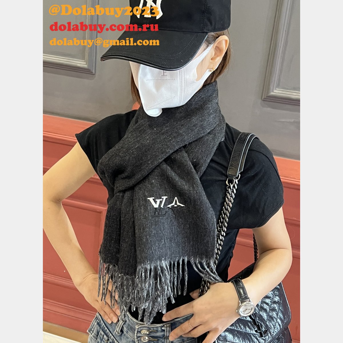 High Quality LV CASHMERE SCARF