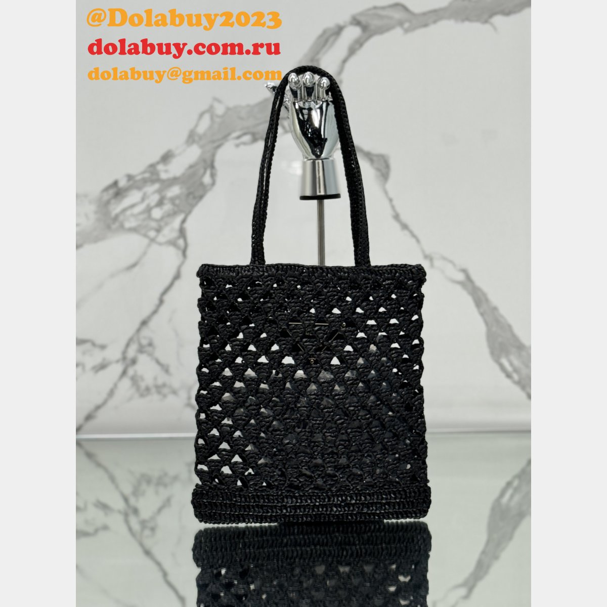 Wholesale Prada straw shopping bag 1BG493