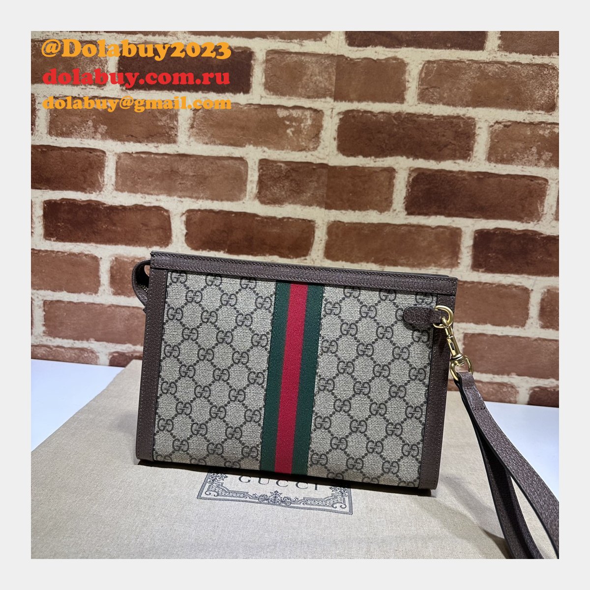 Inspired GUCCI REPLICA POUCHES 760243 Fashion