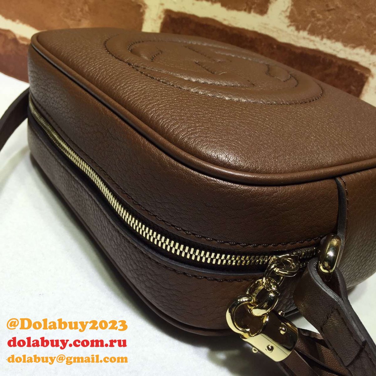 aaa+ G*u*i replicas soho small leather disco 308364 bag