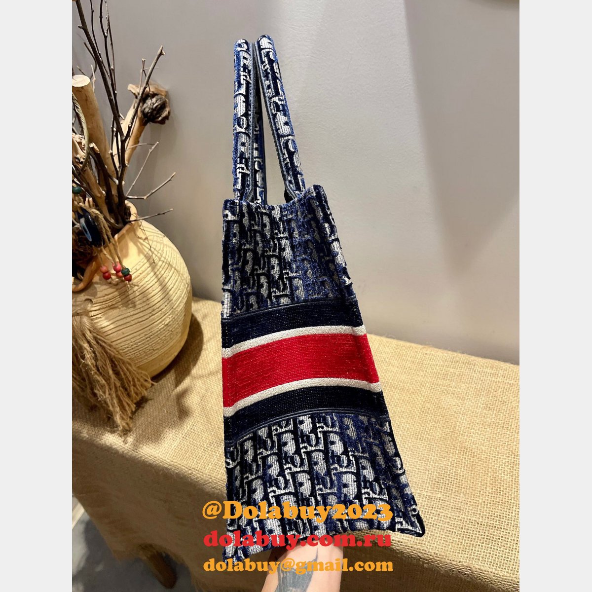 Where To Buy Christian Dior CD Book Tote Fake Handbags