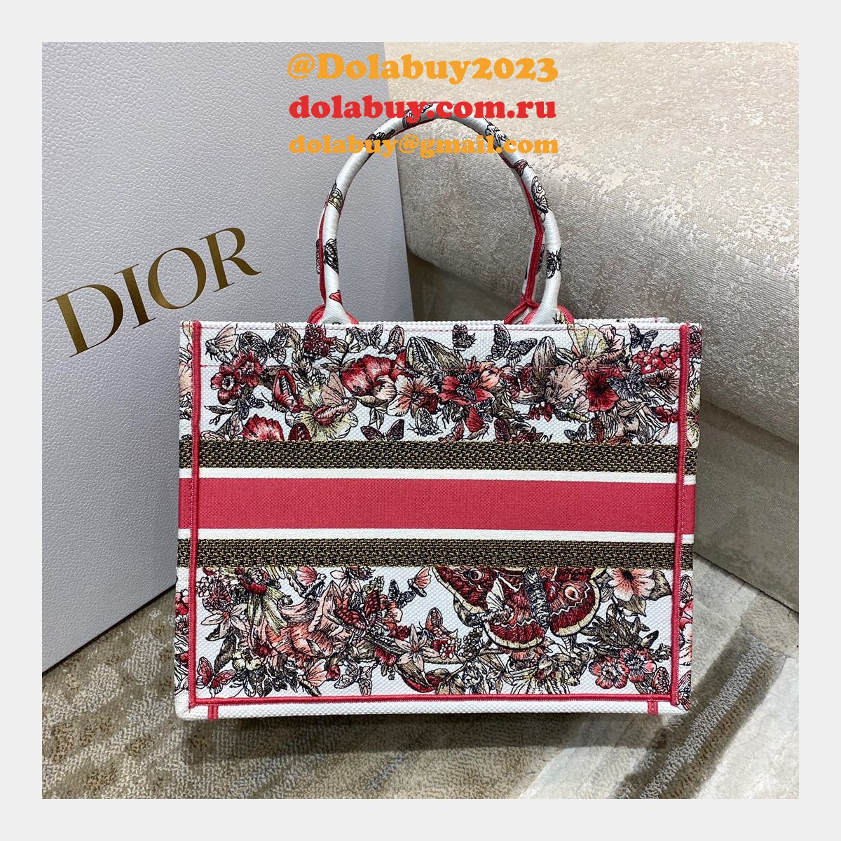 Cheap Christian Dior CD Book Tote Bag 36/41.5CM Fancy Bags Ru